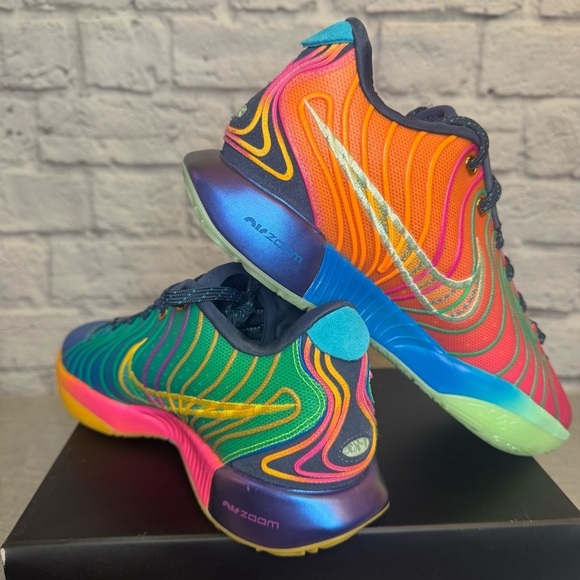 NIKE LEBRON XXI Basketball Shoes Multicolor Sneakers HF5353-400 Size US 10.5 - Picture 5 of 6